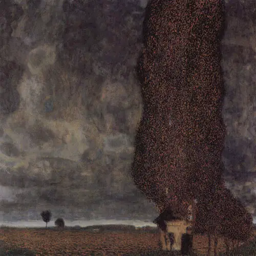 Large Poplar II Gustav Klimt
